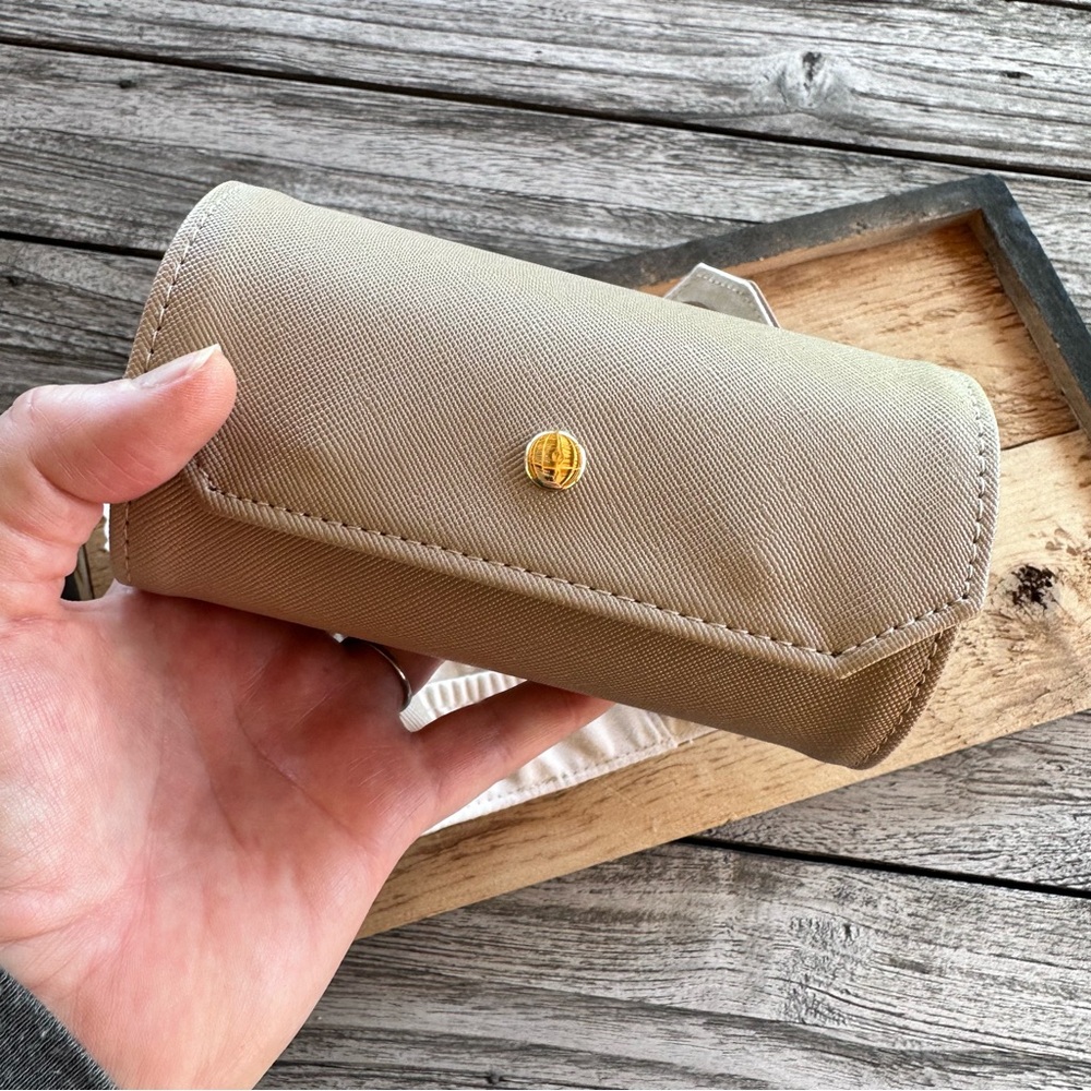 Jewelry Travel Case Organizer Rollup Space Saver